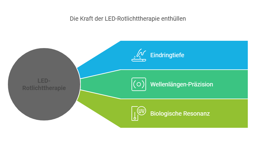 Die drei Säulen der LED-Rotlichttherapie